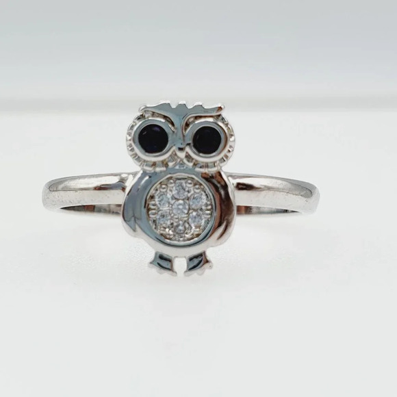 💕   925 Silver Plated 3A CZ Cute Ring for Men Women, FB16FA1042 - Picture 5 of 6